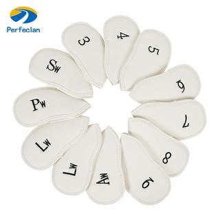 Đầu Gậy Golf Perfectlon 12 Chiếc - Bọc Đầu Gậy Da PU Cao Cấp, Chống Mài Mòn