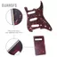 Guansfs Rùa Đỏ Đàn Guitar Chọn Bảo Vệ Mặt Sau Với 20 Chiếc Ốc Vít Cho Stratocaster Strat Phong Cách Điện