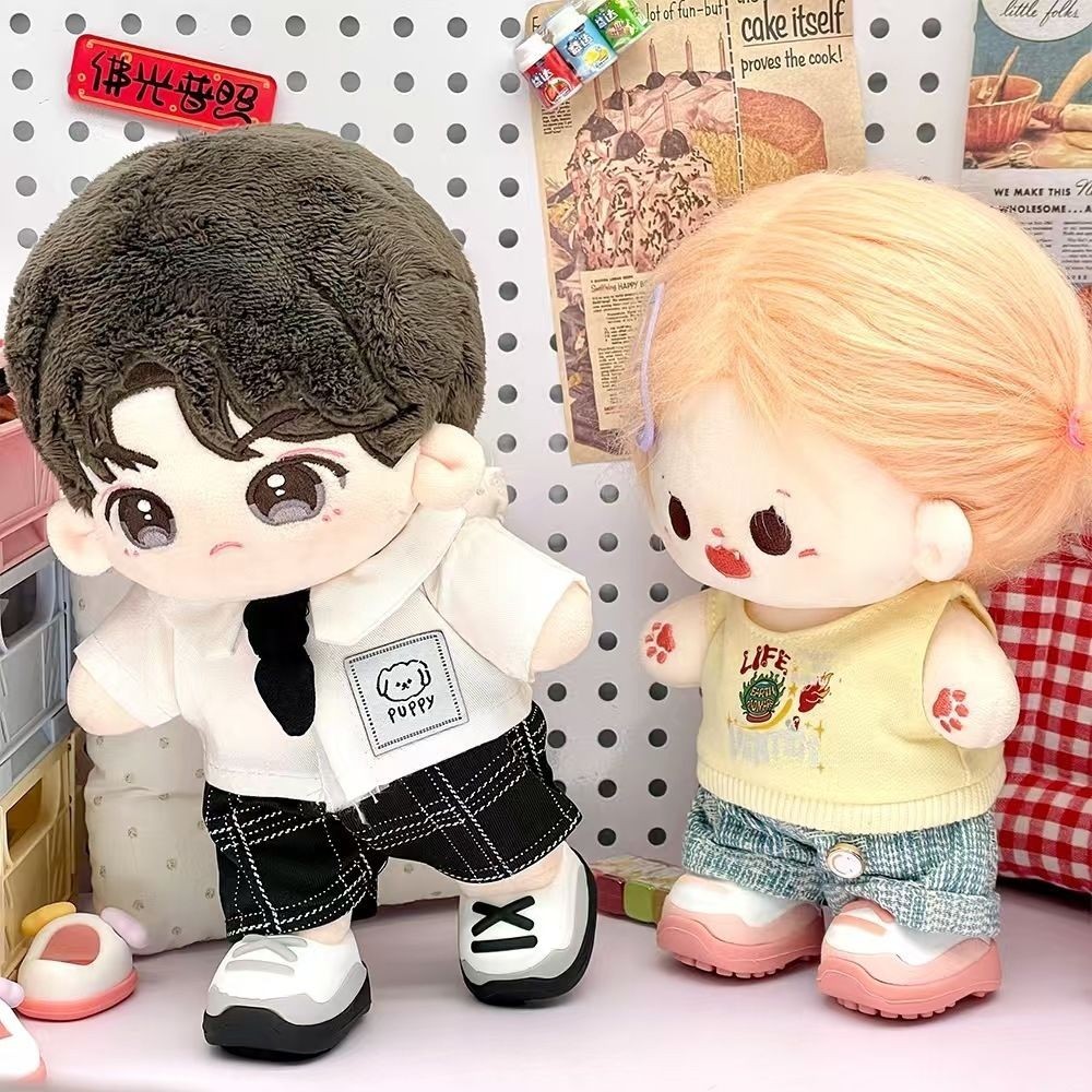 Giày Búp Bê Cotton 20cm Dễ Thương Đẹp Trai Bố Giày Đế Đứng Giày Thể Thao Chính Hãng Béo Cơ Thể Có Thể Mặc