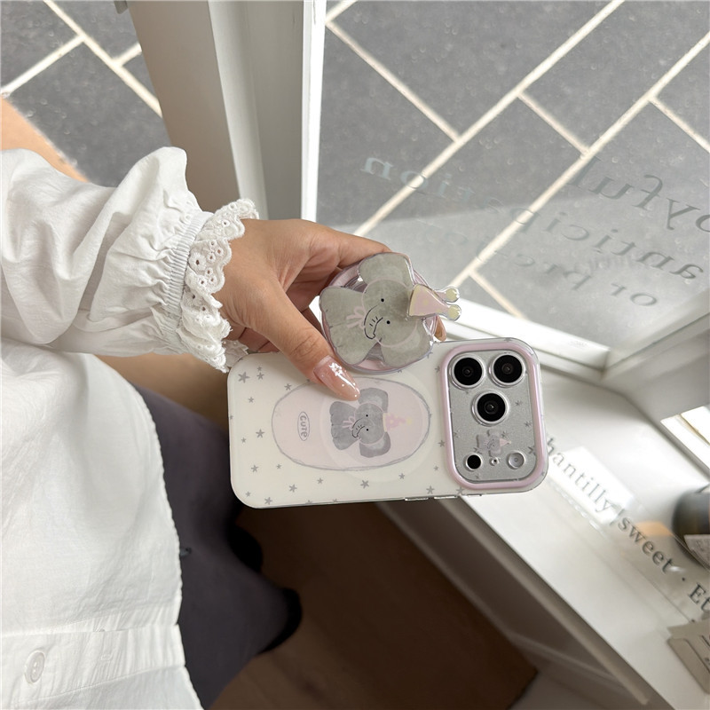 IPhone 17 Pro Max Star Elephant họa tiết Chất liệu TPU IMD craft Vỏ điện thoại in hai lớp