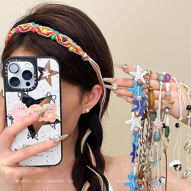 Thắt lưng dệt tay Bohemian phong cách dân tộc cổ điển cho nữ