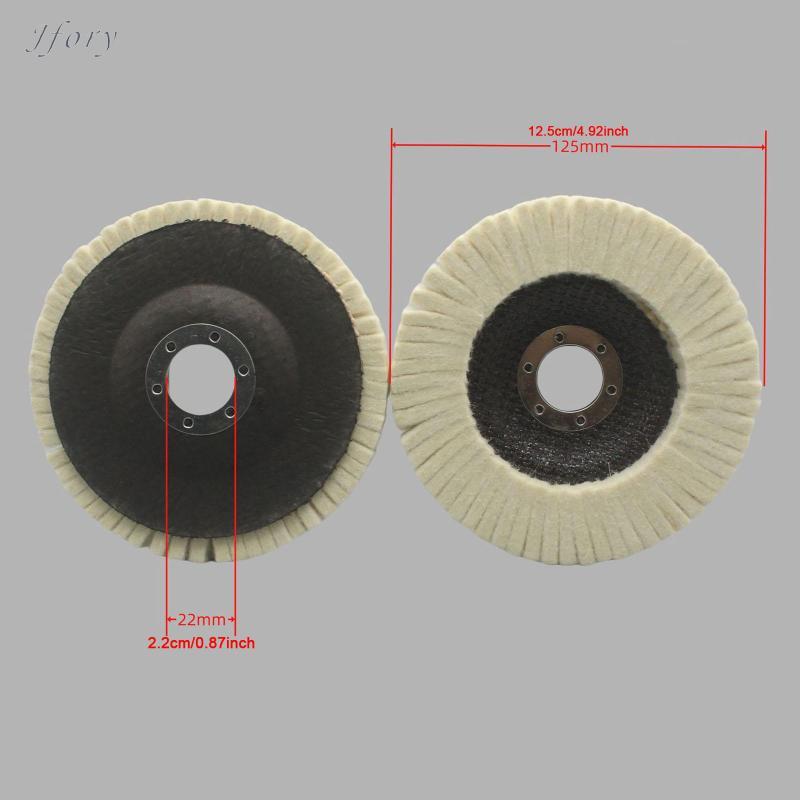 Jfory Len nỉ Bánh xe đánh bóng Tấm đệm đĩa cho máy mài Đánh bóng Trang sức kim loại và bề mặt gỗ
