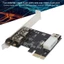Thẻ bắt STABFOAM PCIE, Thẻ mở rộng dây lửa PCIE di động 3 cổng 1394A, Bộ chuyển đổi thẻ ghi Video giao diện bền bỉ 1394 Thiết bị DV