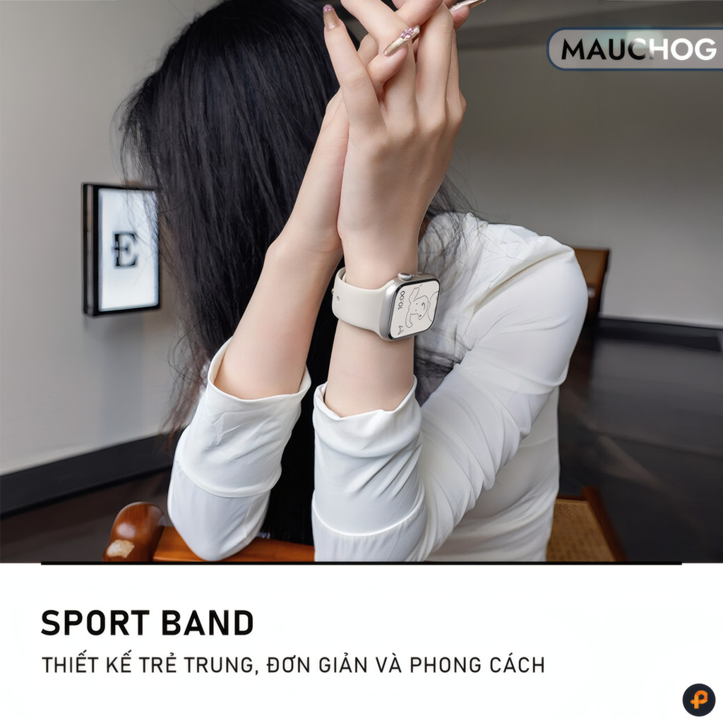 Dây Đeo Silicon Thể Thao Thay Thế Cho Đồng Hồ Apple Watch Series Ultra 11 10 9 8 7 6 5 4 3 49/46/45/44/42/41/40/38mm