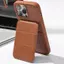 Dành Cho iPhone 17 Vỏ Điện Thoại Bao Da Hai Trong Một Từ Giá Đỡ Miếng Dán Thẻ Da Bảo Vệ