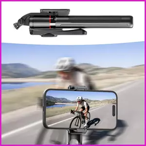 Điện Thoại Selfie Stick Tripod Nhỏ Gọn Selfie Stick Di Động Không Dây Điện Thoại Tripod 2 Trong 1 Cho Vlog Cắm Trại Sống lyuvn