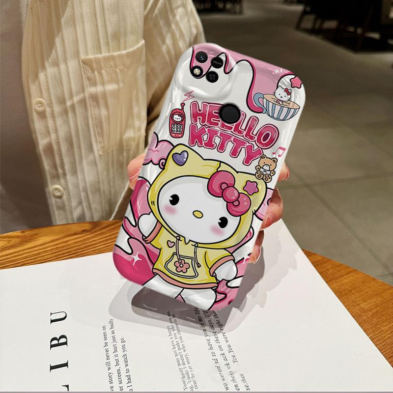 Ốp Silicon Hoạt Hình Cho Redmi 9C 10A 3D Sóng Mềm Ốp lưng Doremon Chống Sốc