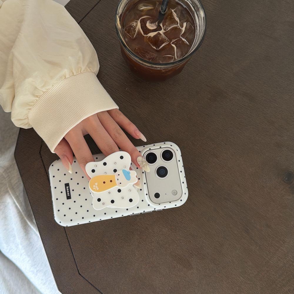 Ốp Lưng Cứng Tương Thích Với iPhone 13 14 14Pro 14ProMax 15 15Pro 15ProMax 16 16Pro 16ProMax 17 17Pro 17ProMax Vỏ Nam Châm Họa Tiết Điểm Sóng Trắng
