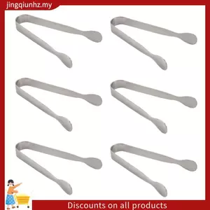 6 Chiếc Mini Nhỏ Kẹp Nhỏ, Kẹp Nhỏ Bằng Thép Không Gỉ 4.25Inch Để Phục Vụ Thực Phẩm, Nhà Bếp Thép Không Gỉ 304 Dễ Dàng Lắp Đặt