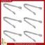 6 Chiếc Mini Nhỏ Kẹp Nhỏ, Kẹp Nhỏ Bằng Thép Không Gỉ 4.25Inch Để Phục Vụ Thực Phẩm, Nhà Bếp Thép Không Gỉ 304 Dễ Dàng Lắp Đặt