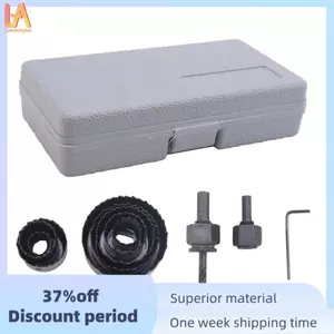 11 Chiếc Lỗ Cưa Bộ Dụng Cụ Khoan Gỗ Cắt Kim Loại 19-64mm Chất Lượng Cao Mandrels Cưa Lõi Khoan Bit Chế Biến Gỗ