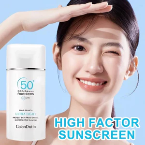 Kem chống nắng VN GalanDutin PA + + + với chức năng chống mồ hôi chống thấm nước, Chỉ số chống nắng là 50, không béo, Mã sản phẩm là W6N6.