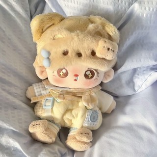 Chào Mừng Chó Con Gấu Bánh Quy 20Cm Quần Áo Bé Búp Bê Cotton 20Cm Bộ Quần Áo Bé Búp Bê Dễ Thương Trang Phục 4.16