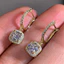 Bông tai Zircon dát siêu nhỏ sang trọng nhẹ Bông tai phong cách phù hợp Bông tai cấp 26.4.17