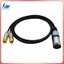 Cáp âm thanh XLR Male sang Dual Male Cáp Phono Loa siêu trầm âm thanh nổi HiFi cho màn hình phòng trộn 2m
