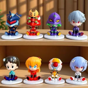 Evangelion MINI Hạt Dễ Thương eva Hình Đầu Tiên Máy Ayapoli Anime Búp Bê Mô Hình Đồ Chơi Trang Trí Quà Tặng 4.18