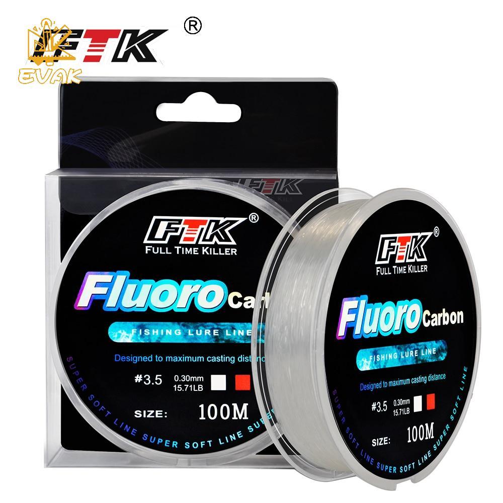 Dây Câu Phủ Fluorocarbon 4.1-15.6kg - Sợi Monofilament Leader