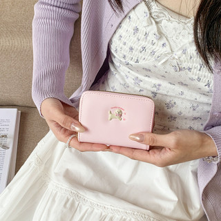 Ví nữ bằng da PU đáng yêu có thể gập lại Hộp đựng nhiều thẻ đa chức năng Ví đựng tiền mặt