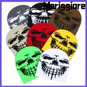Mũ đan MERIGGIARE, In chữ Y2k Beanie Bonnet, Ins Len Acrylic Ấm Hip Hop Mũ Nam Nữ