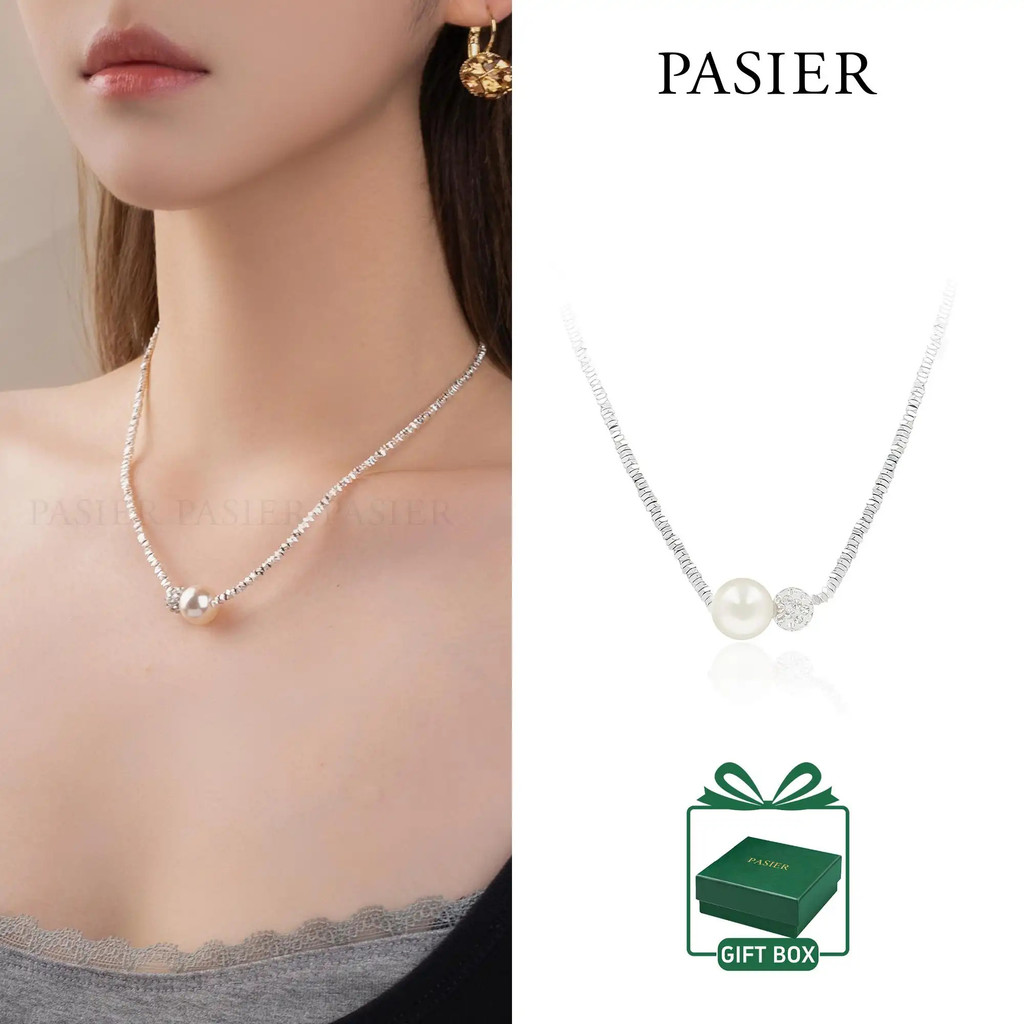 PASIER Vòng Cổ Hoa Hồng Phương Đông Mặt Dây Thanh Lịch Tinh Tế Dây Chuyền Cao Cấp BD8622