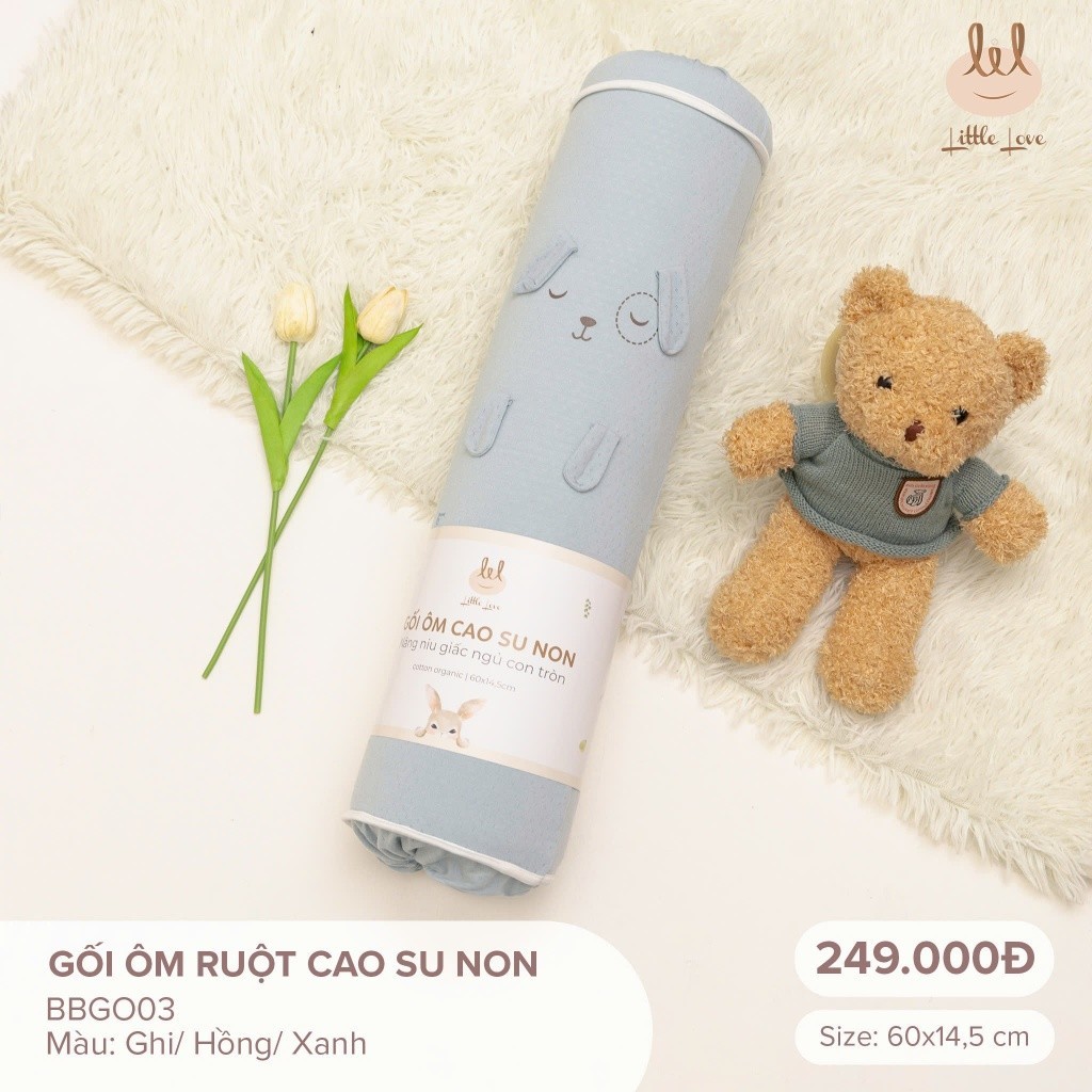 GỐI ÔM RUỘT CAO SU NON