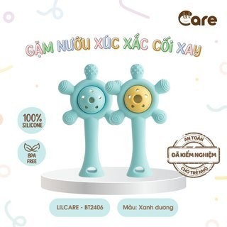 [ĐÃ KIỂM NGHIỆM] [TẶNG HỘP] Đồ Chơi Gặm Nướu Silicon Organic Mềm, An Toàn Cho Bé LiLcare