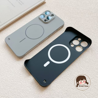 Ốp điện thoại từ tính không khung cho Xiaomi 17 Pro Max 15T 15 15S 14 13 Ultra Pro Poco C75 F7 Ultra X7 M7 X6 F6 F5 Pro 5G Vỏ kinh doanh cảm giác da tản nhiệt Vỏ mềm mờ
