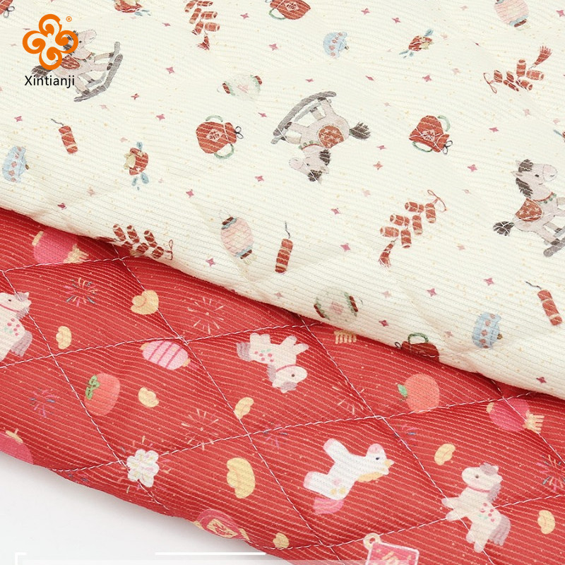 Vải Cotton In Hình Dày Cho DIY Áo Khoác và Quần - Phù Hợp Làm Trang Phục Cho Thú Cưng