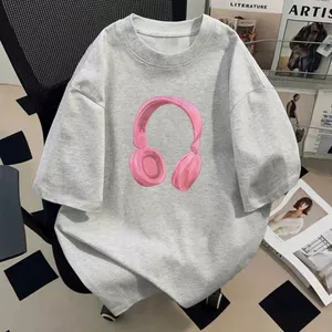 Áo phông unisex tay lỡ cotton su mát -hình nhiều lựa chon màu xám-qunaao94