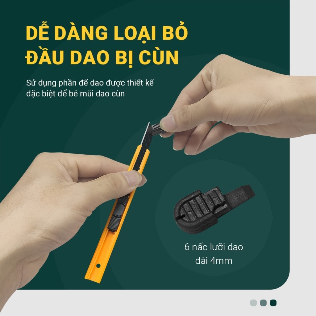 Dao rọc giấy thép không gỉ, có khóa tự động, lưỡi sắc bén, dao cắt giấy dùng cho văn phòng, học tập