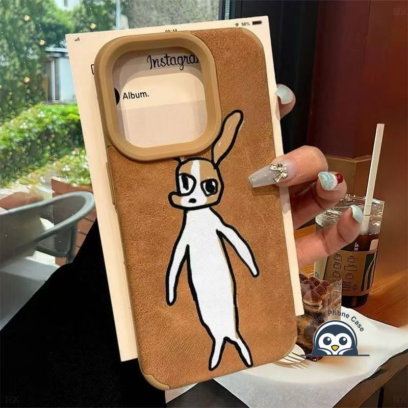 Ốp Điện Thoại Beagle Hoạt Hình Vui Nhộn Cho OPPO A5i Pro Find X9 X8S X8 Pro Ultra Reno 15 14 13 11 9 6 Pro 5G Vỏ Da Lộn Chống Sốc Giả Da Mặt Sau Mềm