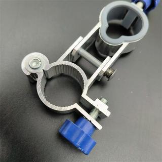 Ghế câu cá gập lại được làm từ hợp kim nhôm đa năng với phụ kiện cố định và kẹp mở rộng tiện lợi.