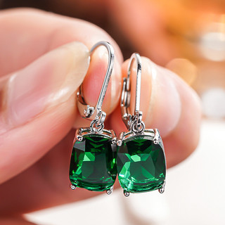 Mặt dây chuyền và bông tai đơn giản từ bạc xanh S925 - Quà tặng thời trang nữ