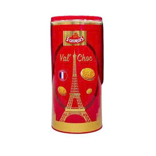 Bánh Quy Kẹp Kem Vị Socola St Georges Val'Choc Hộp 300g, Thơm Ngon Giòn Rụm, Quà Tặng Cao Cấp