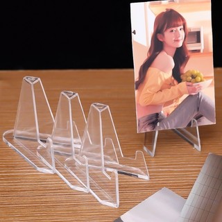 Đế trưng bày thẻ trò chơi thần tượng - Giá đỡ giá đỡ tam giác trong suốt - Giá đựng tiền xu kỷ niệm