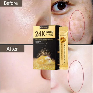 Mặt Nạ Ngủ Collagen Trắng Da Chống Lão Hóa 4ml*20pcs Giúp giảm nếp nhăn Thu nhỏ lỗ chân lông và giữ ẩm cho da thiện