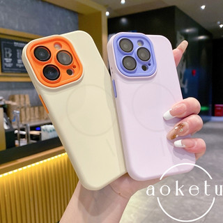 Ốp điện thoại từ tính nhạy cảm với da 2 trong 1 màu sắc sang trọng phù hợp cho iPhone 11 12 13 14 15 16 17 Pro max Vỏ bảo vệ toàn diện chống rơi