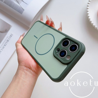 Ốp điện thoại từ tính tản nhiệt hai màu thân thiện với da phù hợp cho iPhone 11 12 13 14 15 16 Pro Max với nhung tích hợp tất cả vỏ chống rơi
