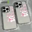 Ốp Điện Thoại Mạ Nơ Mèo Dễ Thương Cho Vivo Y500 Y400 Pro Y300 Plus Y300i Y300T Y200 GT Y200i Y200E Y100 Y19S Y72 Y53S Y52S Y31S Y15A Y15S Y10 4G 5G Phim Hoạt Hình Trong Suốt Bìa Mềm