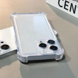 Dày túi khí góc áp dụng cho iPhone17promax/16/17 chống rơi 14/13 vỏ mềm 12 trong suốt 11