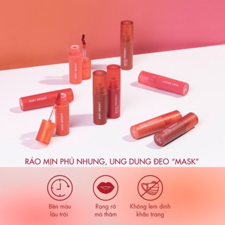 Son tint Baifern siêu lì lâu trôi, tôn da và không lem Baby Bright Mask Friendly Lip Tint 2.5g