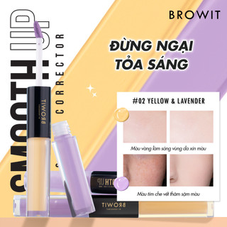 Kem Che Khuyết Điểm Hiệu Chỉnh Màu Da BROWIT SMOOTH UP COLOR CORRECTOR 1.5G+1.5G