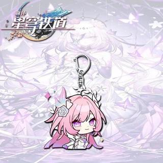 Hot Honkai:Star Rail Cyrene Mimi Expression Pattern Character Cute Keychain