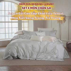 Set vỏ chăn gaTencel cao cấp mềm mịn và thanh lịch, phù hợp với mọi tông phòng Memminbedding Luxury