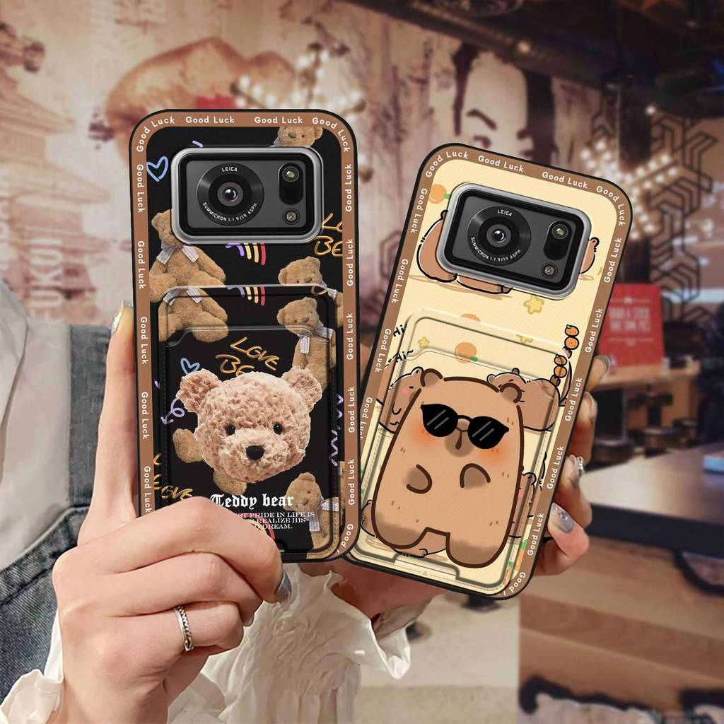 Ốp lưng silicon mềm hoạt hình Sharp Aquos R6/SH-51B/P6/R6G bọc toàn bộ, chống va đập, bảo vệ chống bụi bẩn