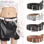 Khung ảnh thời trang nam nữ phong cáchpunk dây xích điều chỉnh, kim loại màu xanh dương cho da jeans