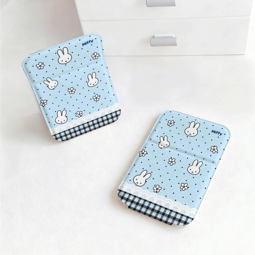 Miffy Blue dưới Gương gấp trang điểm cho đi làm đi chơi