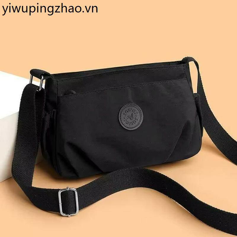 Mùa hè Phong Cách Mới Messenger Túi Xách Nữ Túi Nhỏ Sử Dụng Kép Vải Oxford Đeo Vai Nhẹ Nylon Cao Cấp Cảm Giác