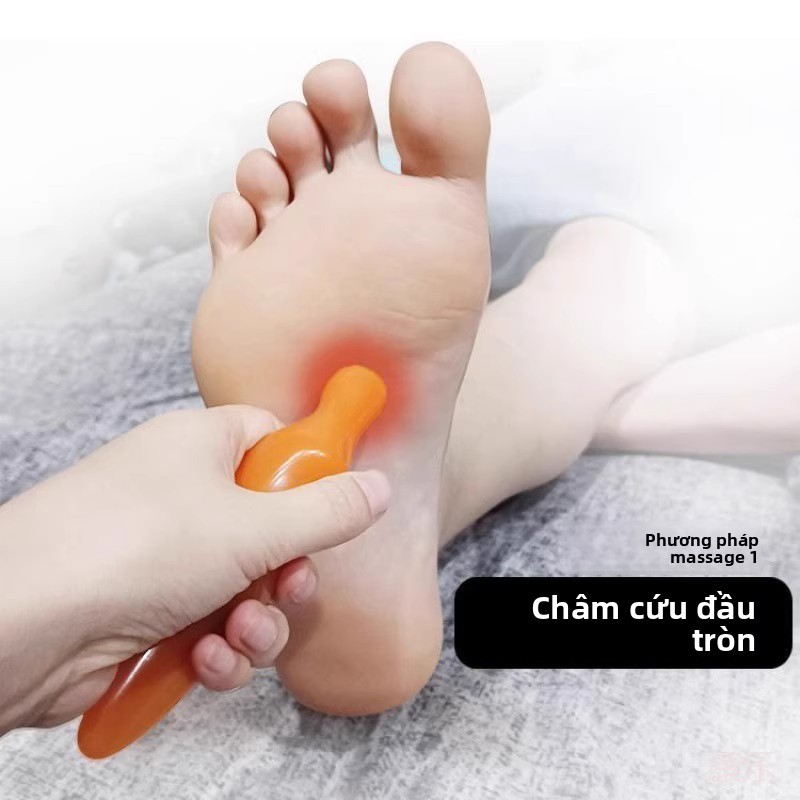 Máy mát xa chân châm cứu trị liệu gia đình, dụng cụ massage kinh tuyến, thiết kế tam giác