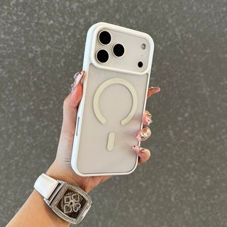 Ốp lưng iPhone trong suốt chống sốc hỗ trợ sạc từ tính không ố vàng cho iPhone 13 14 15 16 17 Pro Max 17 Air
